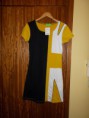 vestido preto e amarelo